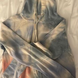 Minnie Rose tie dye cashmere sweater